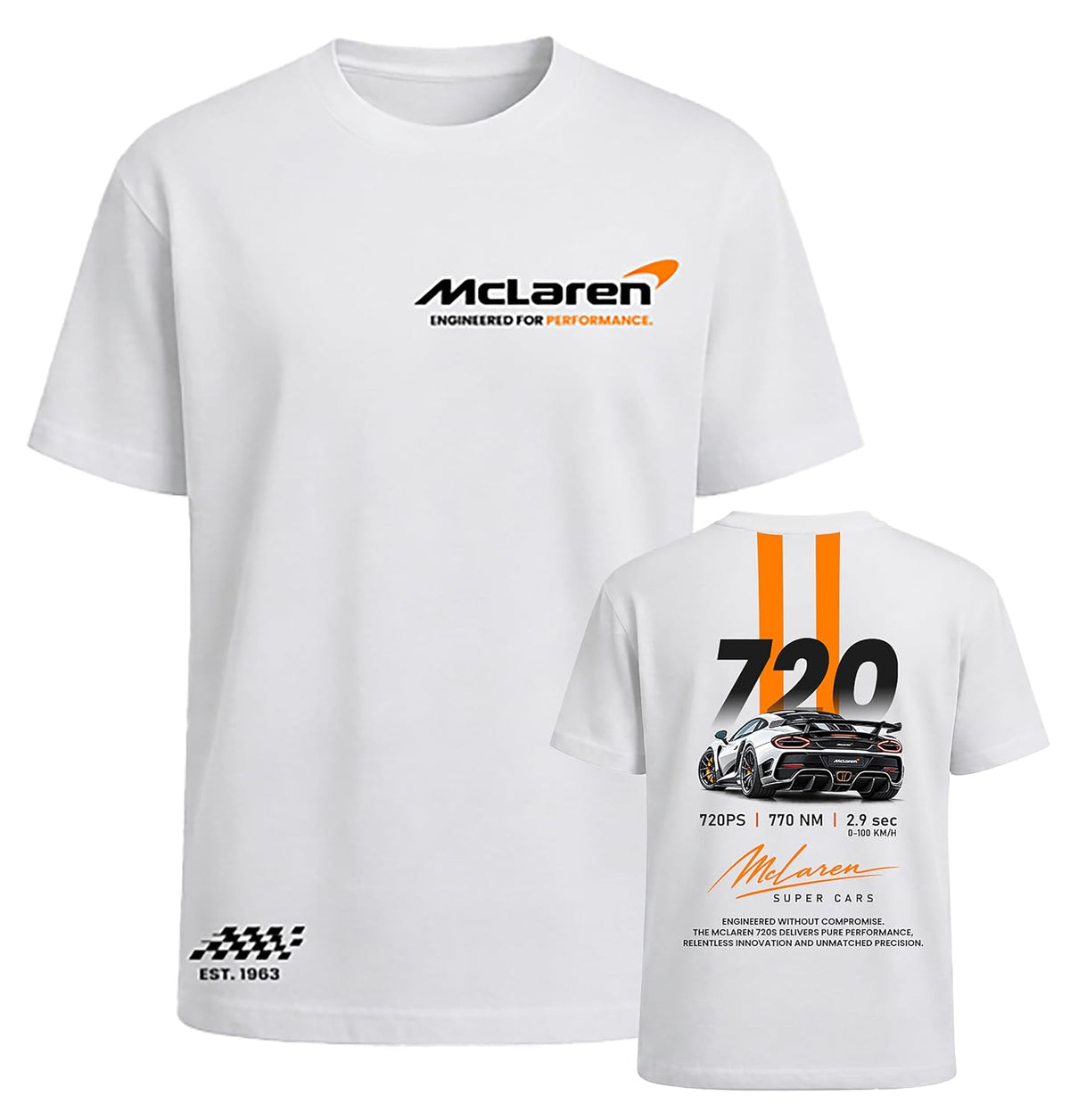 Premium Cotton Car Graphic Tee
