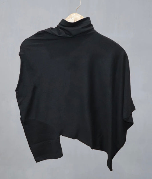 Men Printed Round Neck Pure Cotton Black T-Shirt