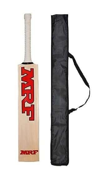 Pro Play Popular Willow Cricket Bat Full Size Light Weight with Bat Cover forRubber Ball | Tennis Ball | Plastic Ball (P_MRF)