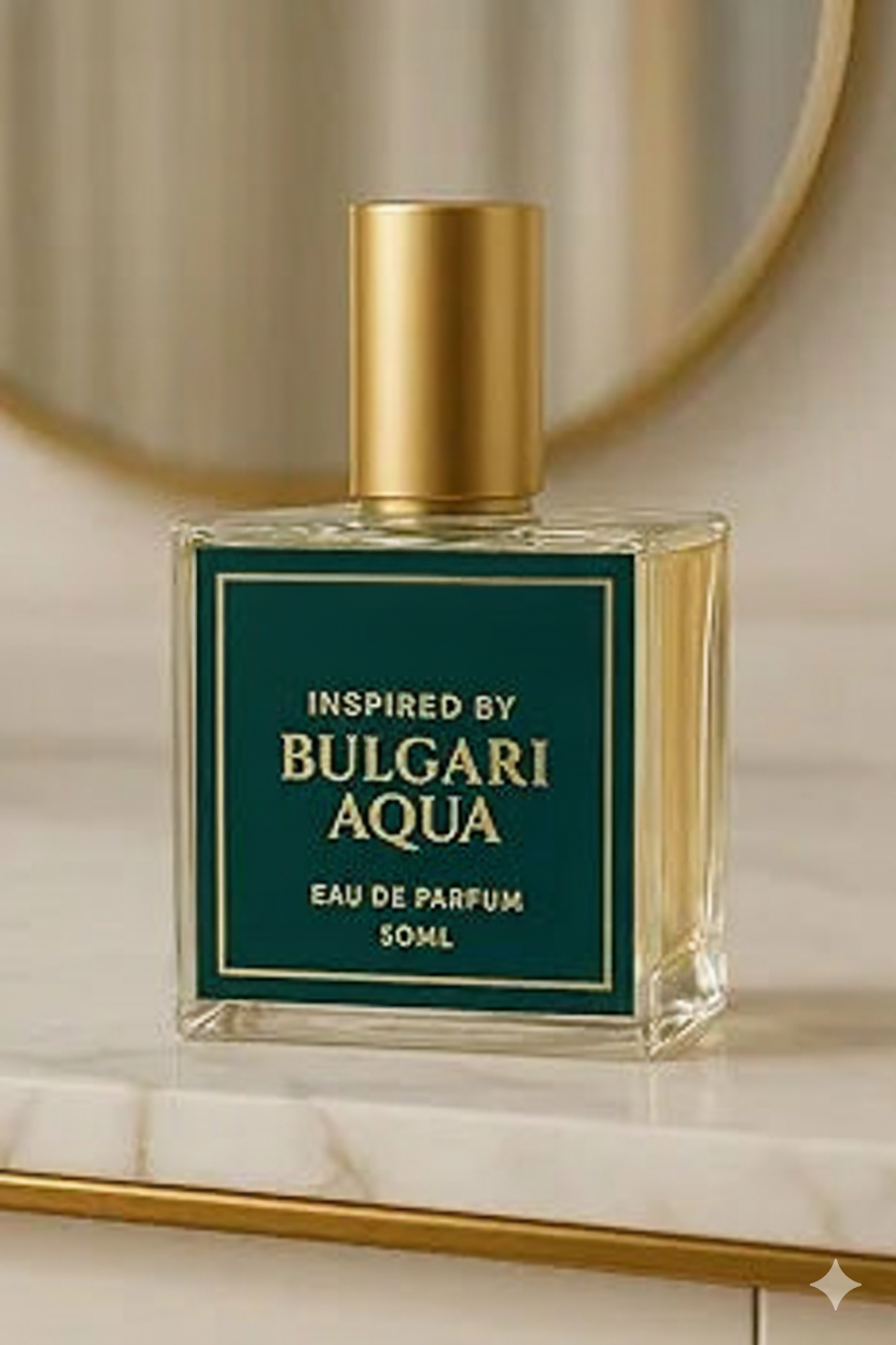 Blgari Aqua – Fresh Aquatic Fresshness Men’s Perfume with Mandarin, Seaweed, and Amber Notes – 50 ml