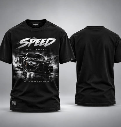 Premium Black Car Graphic T-Shirt Bold automotive design with a stylish streetwear look.